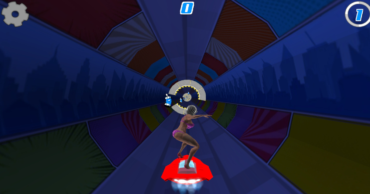 Image Skater bikini racing